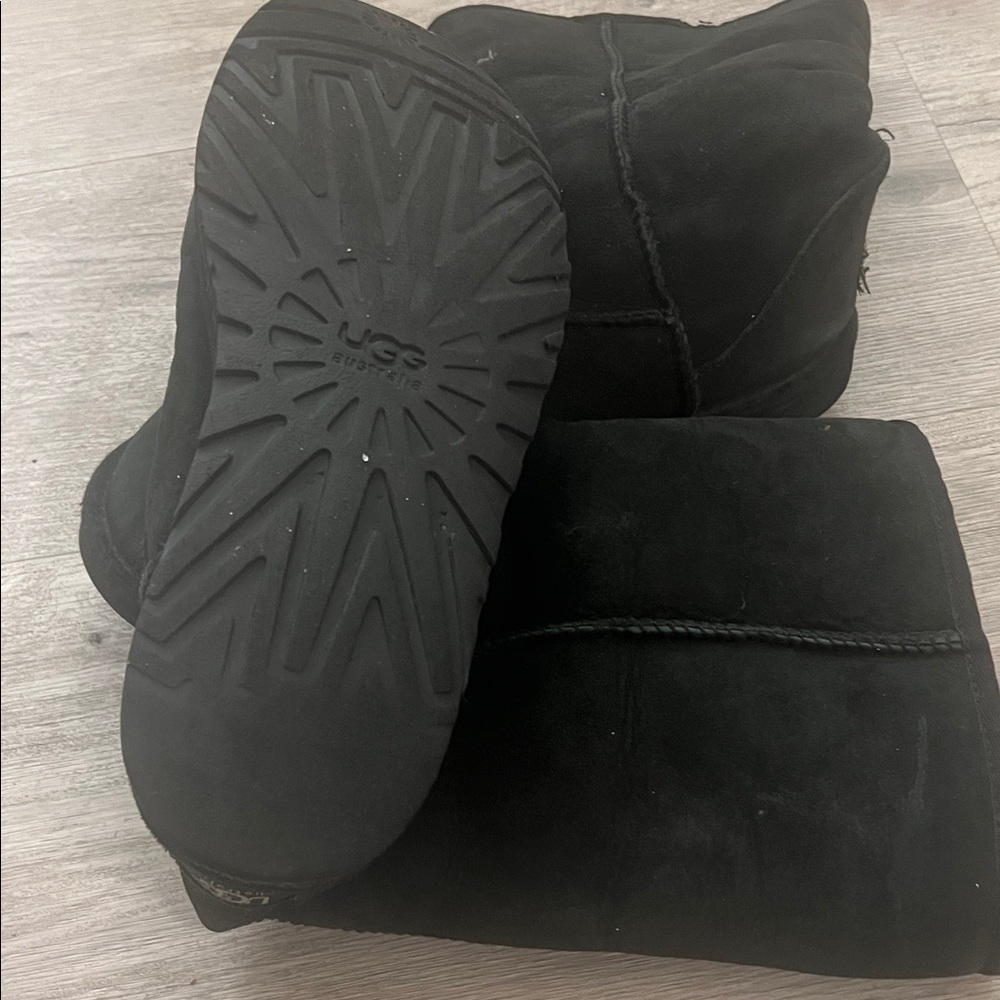 UGG Black Suede Boots - Picture 5 of 7